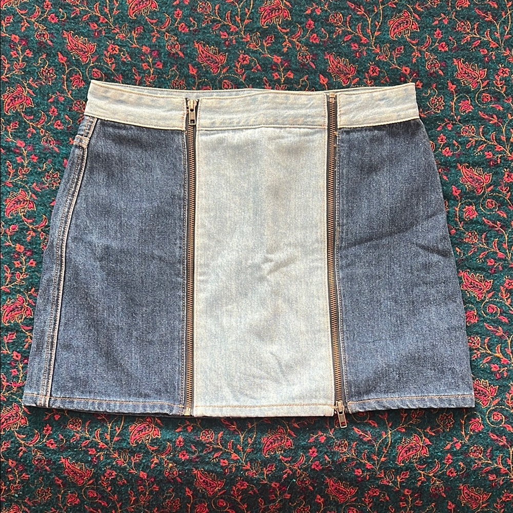 Blue Pencil Mini Skirt for Casual Night Out